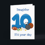 *DAUGHTER* AUF IHRER "10." BIRTHTAGKARTE KARTE<br><div class="desc">FREUNDLICH ** 10. BIRTHTAG** FÜR SIE SEHR BESONDERES DAUGHTER. VIELEN DANK,  DASS SIE VON EINER MEINER ACHT STORES GESCHAFFEN HABEN.</div>