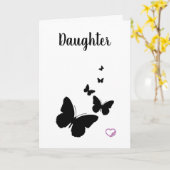 **DAUGHTER** BESONDERES "SIE" UND BESONDERES "GEBU KARTE (Gelbe Blume)