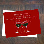 Daughter Birthday Funny Wine  Feiertagskarte<br><div class="desc">For your wonderful daughter on her birthday! A fun wine themed card that adds humor to her day!</div>