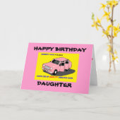 DAUGHTER BIRTHDAY KARTE (Gelbe Blume)