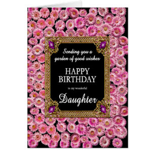 Daughter Birthday Pink Daisies