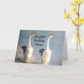 DAUGHTER BIRTHDAY TANCE KARTE (Gelbe Blume)