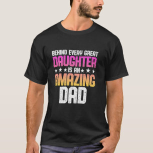Daughter Bond Kernbotschaft Vater Mama Liebe Men W T-Shirt