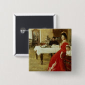 Daughter des Künstlers, 1905 Button (Vorne & Hinten)