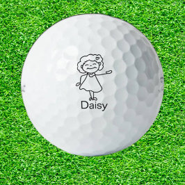 Daughter Doodle Perfect Mother's Day Golfball