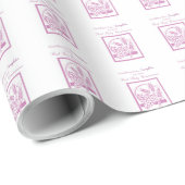Daughter Erste Kommune, rosa Geschenkpapier (Rolleneckpunkt)