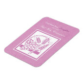 Daughter Erste Kommune, rosa Magnet (Linke Seite)