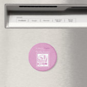 Daughter Erste Kommune, rosa Magnet (In Situ (Geschirrspüler))