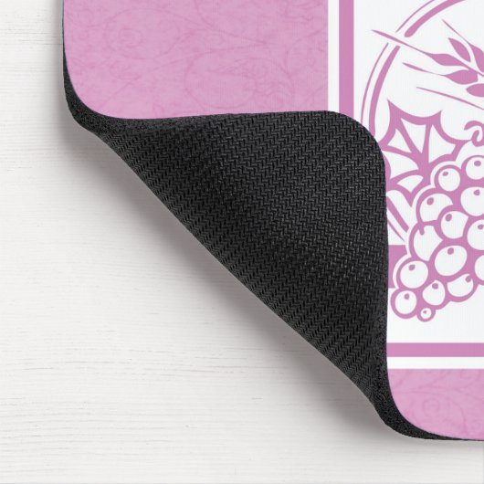 Daughter Erste Kommune, rosa Mousepad (Ecke)