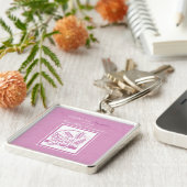 Daughter Erste Kommune, rosa Schlüsselanhänger (Seite)