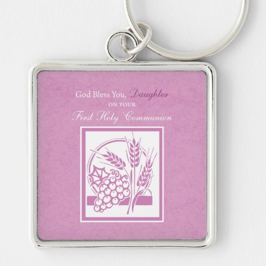 Daughter Erste Kommune, rosa Schlüsselanhänger (Vorne)