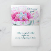 DAUGHTER & FAMILY EASTER CARD DANKESKARTE (Innenseite)