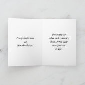 DAUGHTER FROM MOM AT GRADUATION KARTE (Innenseite)