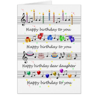 Daughter Funny Happy Birthday Song Sheet Music