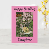 **DAUGHTER** "GEBURTSTAG-LIEBE KARTE (Gelbe Blume)