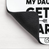 Daughter Getried Married Junggeselinnen-Abschied Mousepad (Ecke)