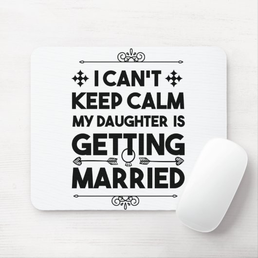 Daughter Getried Married Junggeselinnen-Abschied Mousepad (Mit Mouse)