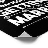 Daughter Getried Married Junggeselinnen-Abschied Poster (Ecke)