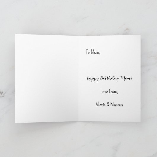 Daughter Glücksgebäck Karte (Innenseite)