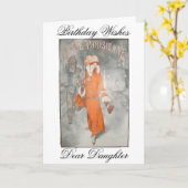 DAUGHTER GREETCARD KARTE (Gelbe Blume)