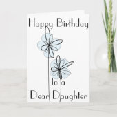 DAUGHTER GREETCARD KARTE (Vorderseite)