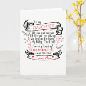Daughter Grußkarte aus der stolzen Mama Karte (Gelbe Blume)
