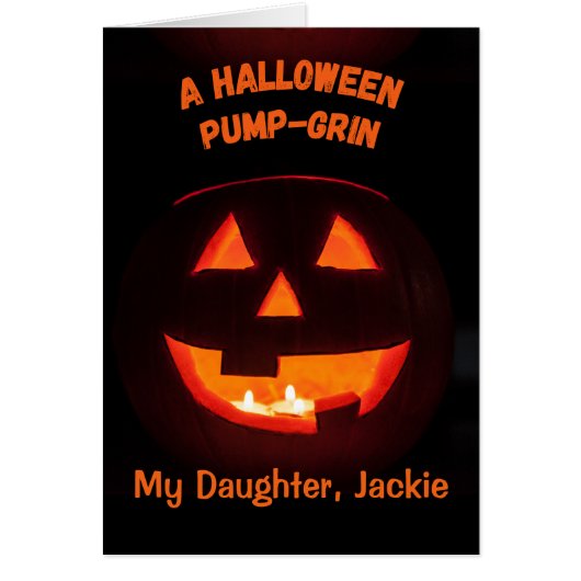 Daughter Halloween Fügen Sie einen Niedlichen Jack (Vorne)