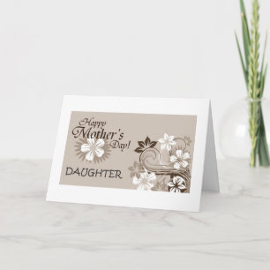 DAUGHTER-HAPPY MOTHER'S DAY KARTE