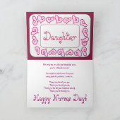 DAUGHTER - Happy Nurses Day Customizable Card Karte (Innenseite)