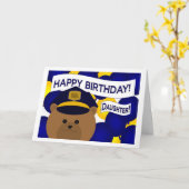 Daughter - Herzlichen Glückwunsch zum Geburtstag! Karte (Gelbe Blume)