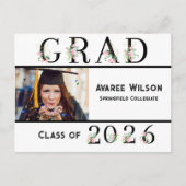 Daughter High School Abschluss Postkarte (Vorderseite)