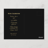 Daughter High School Abschluss Postkarte (Rückseite)