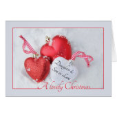 Daughter & Husband Frohe Weihnachtskarte (Vorderseite (Horizontal))