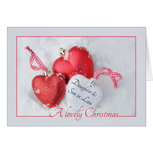 Daughter & Husband Frohe Weihnachtskarte