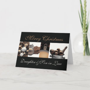 Daughter & Husband Frohe Weihnachtskarte Feiertagskarte