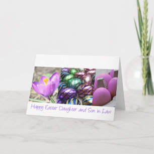 Daughter & Husband Happy Oaster Feiertagskarte