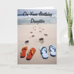 DAUGHTER=IHRE HERZLICHEN WÜNSCHE SIND GESPEICHERT KARTE<br><div class="desc">Haben Sie Spaß mit dieser STRANDGRAD-KARTE für "DEINE TOCHTER" und lass ihr,  wie glücklich es ist ihr "GEBURTSTAG und dass Sie ihr alles,  was ihr Herz wünscht!</div>