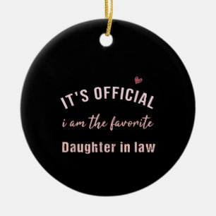 Daughter In Law Birthday Christmas From Mor Keramik Ornament