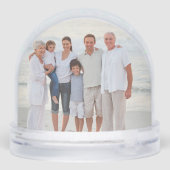 Daughter In Law Christmas Gift Custom 2 Photo Schneekugeln (Rückseite)