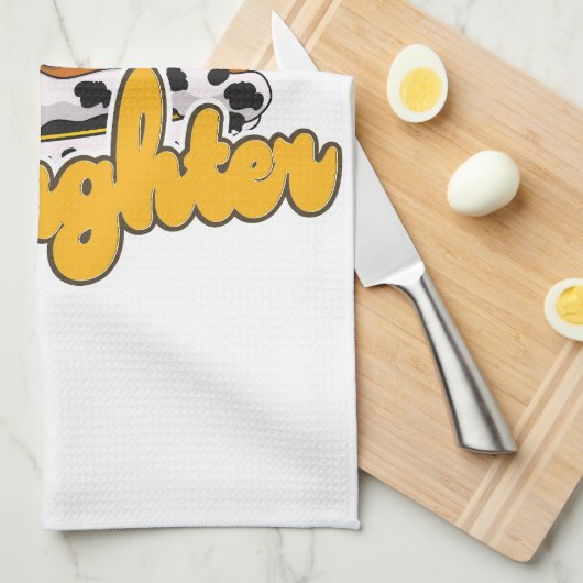 Daughter Kings Krone Geschirrtuch (Viertel Falte)