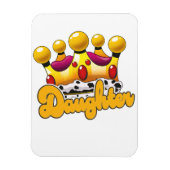 Daughter Kings Krone Magnet (Vertikal)