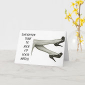 *DAUGHTER* KOPIEREN SIE IHRE HEELS AM 21. GEBURTST KARTE (Gelbe Blume)