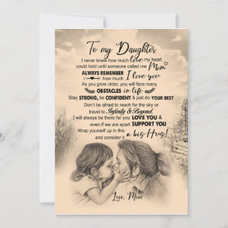 Daughter Lovers | Für meine Tochter Liebe Mama Einladung