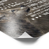 Daughter Lovers | Für meine Tochter Liebe Mama Fotodruck (Ecke)