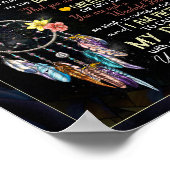 Daughter Lovers | Für meine Tochter Liebe Mama Poster (Ecke)