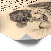 Daughter Lovers | Für meine Tochter Liebe Mama Poster (Ecke)