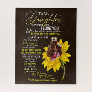Daughter Lovers Für meine Tochter Liebe Mama Puzzle