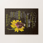 Daughter Lovers | Für meine Tochter Liebe Mama Puzzle (Horizontal)