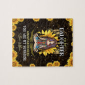 Daughter Lovers | Für meine Tochter Liebe Mama Puzzle (Horizontal)