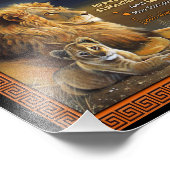 Daughter Lovers | Für meine Tochter Liebe Vater Fotodruck (Ecke)